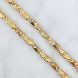 Cadena Rustica Tribal 18.9gr / 60cm / 5mm Oro Amarillo 18K ©