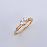 Anillo Solitario Entorchado 2.25gr / T6 1/2 / Oro 18K $