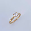 Anillo Solitario 1.45gr / T5 1/2 / Oro 18K $