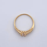 Anillo Solitario Churumbela 1.75gr / T6 / Oro 18K $