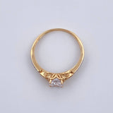 Anillo Solitario Churumbela 1.75gr / T7 / Oro 18K $