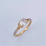 Anillo Solitario Churumbela 1.75gr / T7 / Oro 18K $