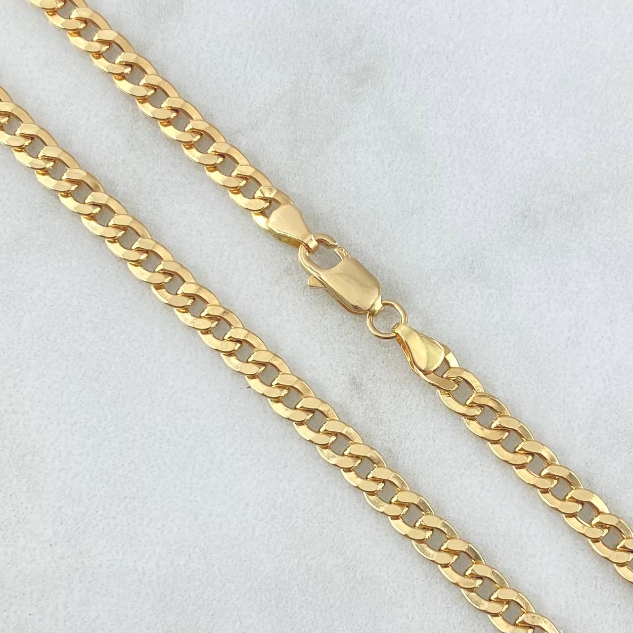 Cadena Cubana 8.9 g / 58 cm / 3.8 mm Oro Amarillo 18K