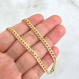 Cadena Cubana 8.9 g / 58 cm / 3.8 mm Oro Amarillo 18K