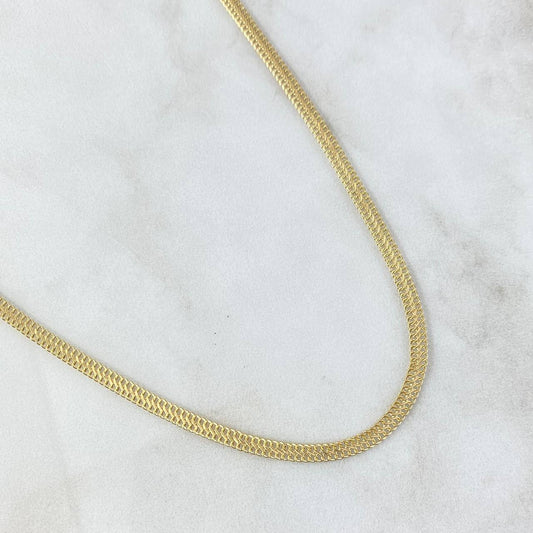 Cadena Sedusa 4.2gr / 45cm / 3.9mm Oro Amarillo +3 18K *
