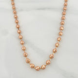 Cadena Militar Media Luna 15.85 g / 61 cm / 4 mm Oro Rosa 18K