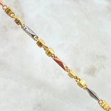 Pulso Rustico Español 6gr / 21.5cm / 4.3mm Tres Oros 18K ©