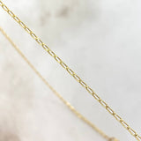 Cadena Espiga 1.65gr / 45cm / 1.2mm Oro Amarillo 18K