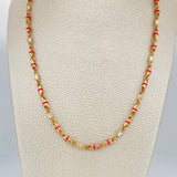 Cadena Rustica Corazones 26.3gr / 61cm / Oro Amarillo 18K $