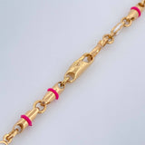 Cadena Rustica Corazones 26.3gr / 61cm / Oro Amarillo 18K $