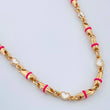 Cadena Rustica Corazones 26.3gr / 61cm / Oro Amarillo 18K $
