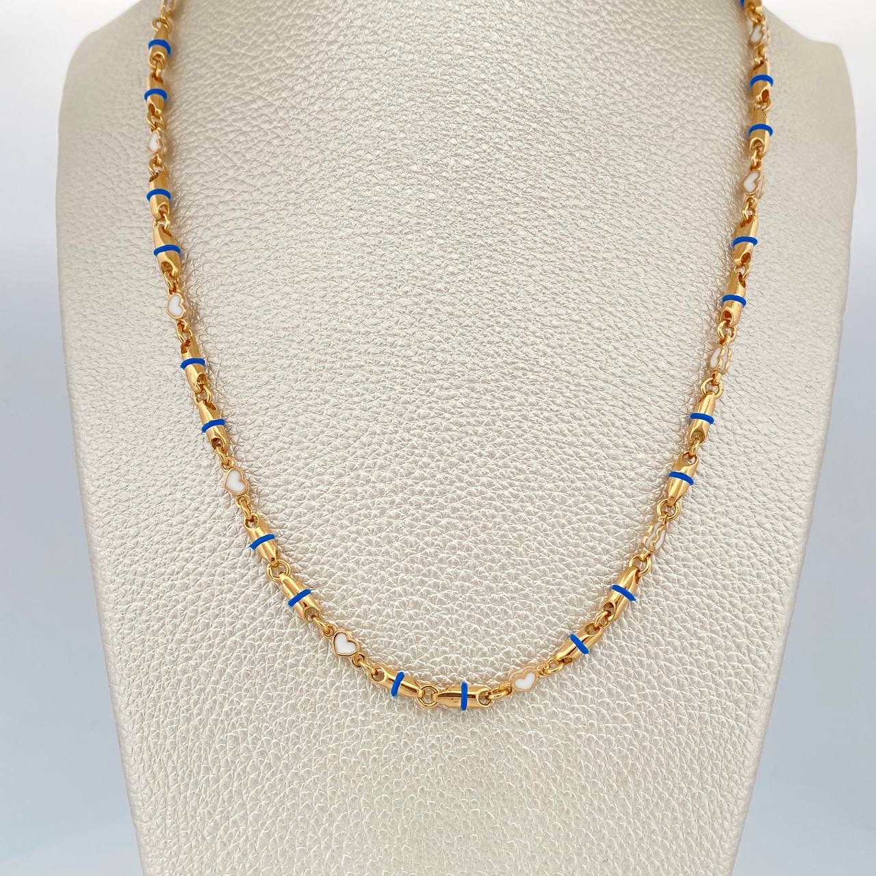 Cadena Rustica Corazones 26.4gr / 60.6cm / Oro Amarillo 18K $