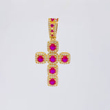 Dije Cruz Tupida 6.1g / 4.3cm Oro Amarillo 18K