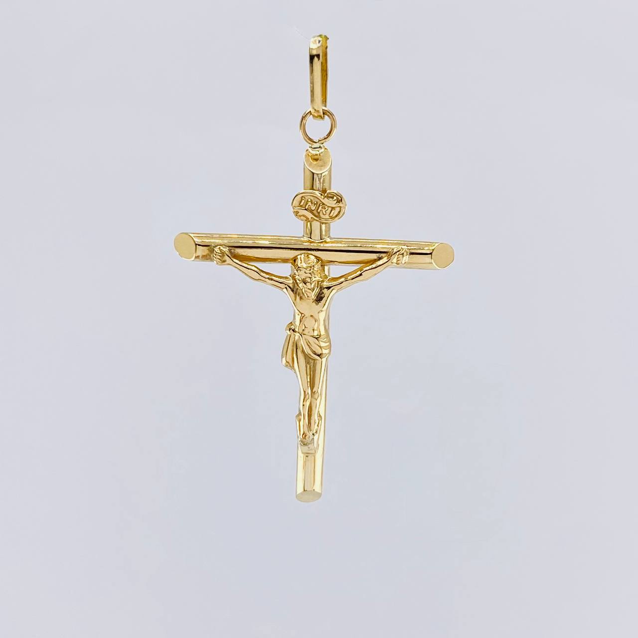 Dije Cruz Puntas Planas 2.45g / 5.7cm Oro Amarillo 18K