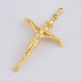 Dije Cruz Puntas Planas 2.45g / 5.7cm Oro Amarillo 18K