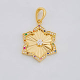 Dije Flor de Loto 3.35g / 3.3cm Oro Amarillo 18K