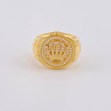 Anillo Corona Real 5.8g / T10 1/2 Oro Amarillo 18K