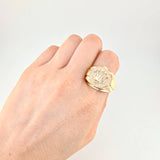 Anillo Corona Real 5.8g / T10 1/2 Oro Amarillo 18K