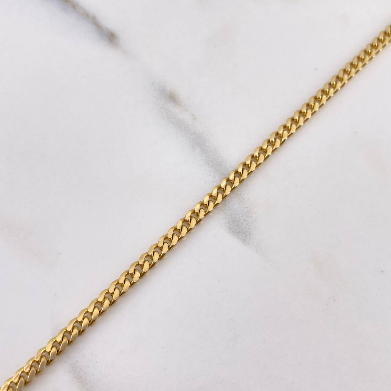 Pulso Cubano 8.55gr / 21cm / 3.2mm Oro Amarillo +0 18K $