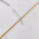 Pulso Lazo 1.5gr / 19cm / 1.9mm Oro Amarillo +3 18K #