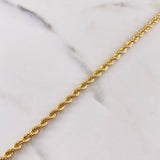 Pulso Lazo 4.4gr / 21cm / 3.4mm Oro Amarillo +3 18K #