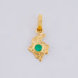 Dije Mapa Esmeralda 4pts 0.25g / 1.3cm Oro Amarillo 18K