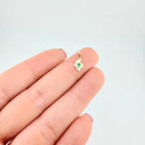 Dije Mapa Esmeralda 4pts 0.25g / 1.3cm Oro Amarillo 18K