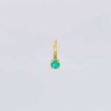 Dije Circulo Esmeralda 4pts 0.15g / 0.7cm Oro Amarillo 18K