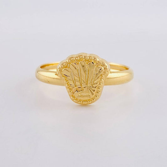 Anillo Corona Diamantada 1.1g / T5 1/4 Oro Amarillo 18K