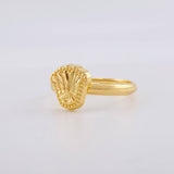 Anillo Corona Diamantada 1.1g / T8 1/2 Oro Amarillo 18K