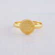 Anillo Circular Corona Diamantada 1.15g / T8 1/4 Oro Amarillo 18K