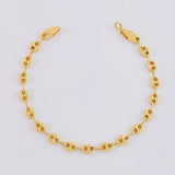 Pulso GC Diamantado 3.1g / 19.3cm / 4.5mm Oro Amarillo 18K