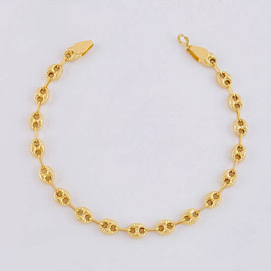 Pulso GC Diamantado 3.1g / 19cm / 4.5mm Oro Amarillo 18K