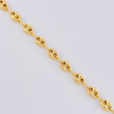 Pulso GC Diamantado 3.3g / 19.5cm / 4.55mm Oro Amarillo 18K
