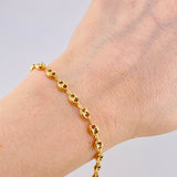 Pulso GC Diamantado 2.9g / 17cm / 4.5mm Oro Amarillo 18K