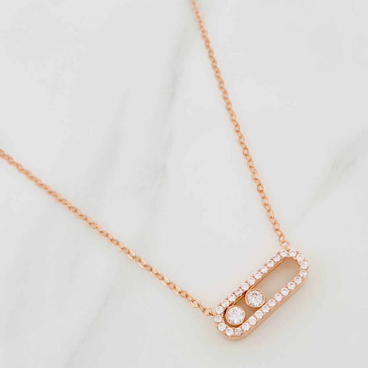 Cadena Msk Aro Seguido 3.75g / 42cm / 1.7mm Oro Rosa 18K