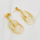 Topos Arete Hexa 3.55g / 14.6mm Oro Amarillo 18K
