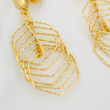 Topos Arete Hexa 3.55g / 14.6mm Oro Amarillo 18K