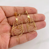 Topos Arete Hexa 3.55g / 14.6mm Oro Amarillo 18K
