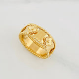 Anillo Trebol 3.45g / T6 1/4 Oro Amarillo 18K
