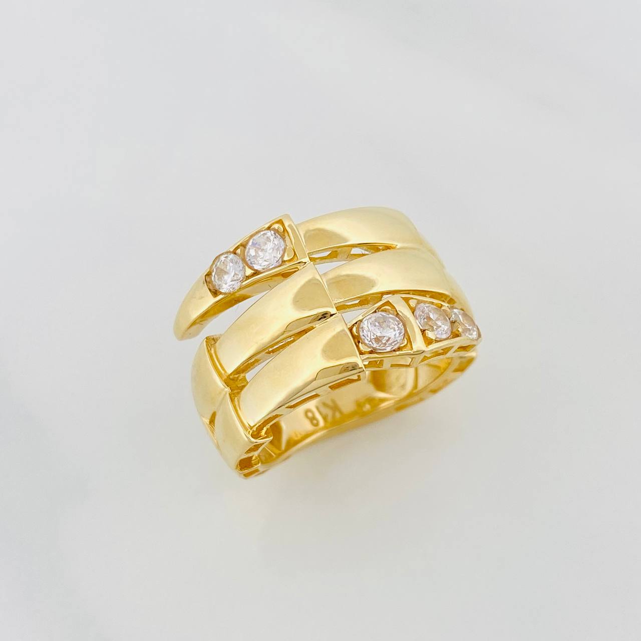Anillo Espiga 5.35g / T6 1/2 Oro Amarillo 18K