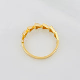 Anillo Triángulos 2.15g / T7 Oro Amarillo 18K