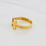 Anillo Doble T 2.3g / T5 3/4 Oro Amarillo 18K