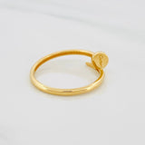 Anillo Clavo 1.45g / T7 Oro Amarillo 18K