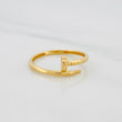 Anillo Clavo 1.45g / T7 Oro Amarillo 18K