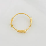 Anillo Eslabón 1.4g / T6 1/4 Oro Amarillo 18K