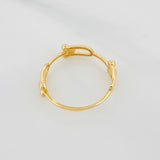 Anillo Eslabón 1.4g / T6 1/4 Oro Amarillo 18K