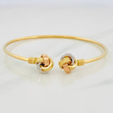 Pulso Aro Nudo 4.3g / 19cm / 2.1mm Tres Oros 18K