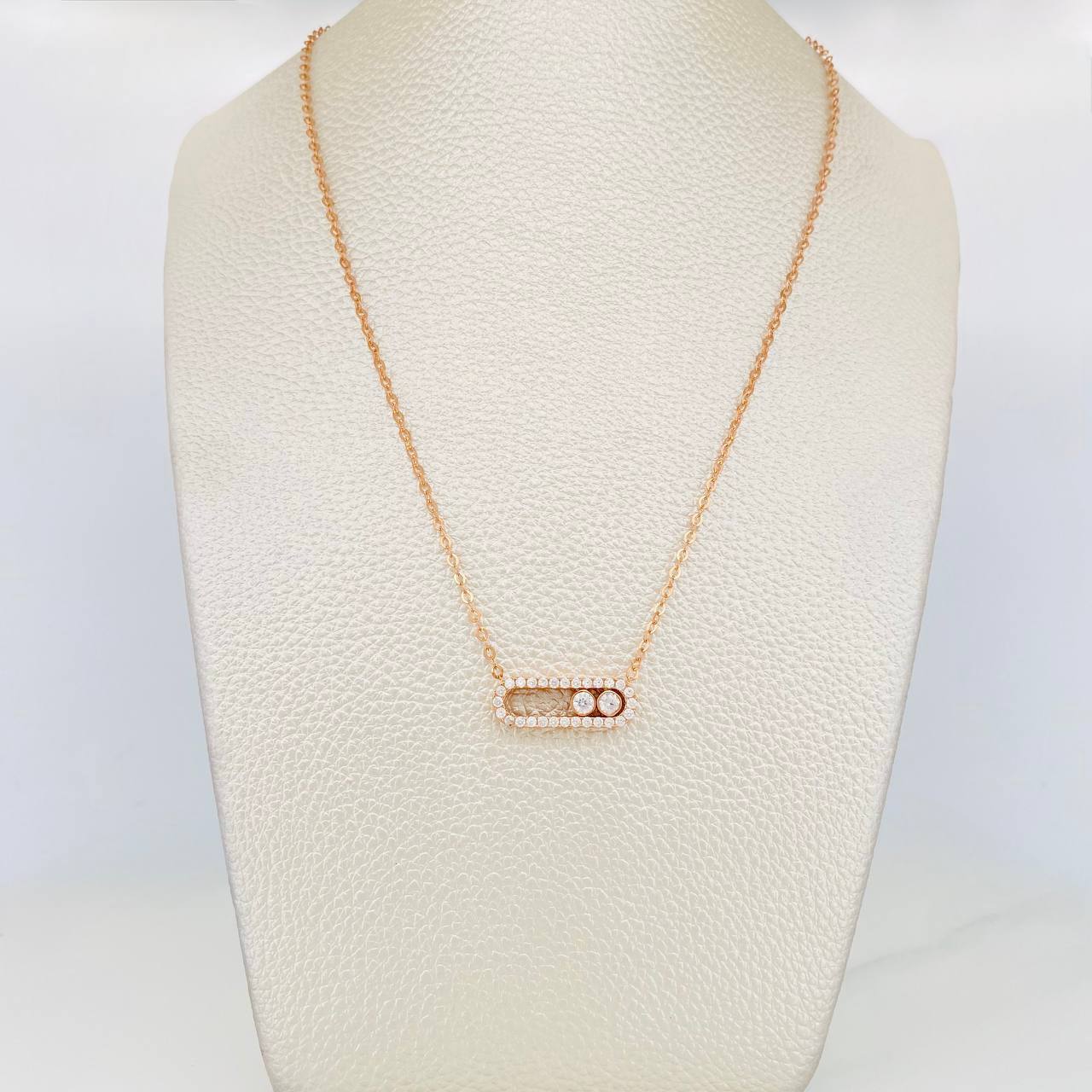 Cadena Msk Aro Seguido 3.75g / 42cm / 1.7mm Oro Rosa 18K