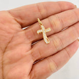 Dije Cruz Infinity 1.3g / 2.7cm Oro Amarillo 18K